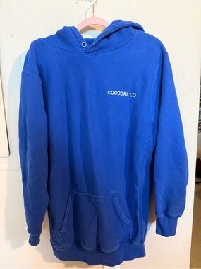 Baklava Cocodrillo Turbo Blue Heavyweight Hoodie Size L Streetwear